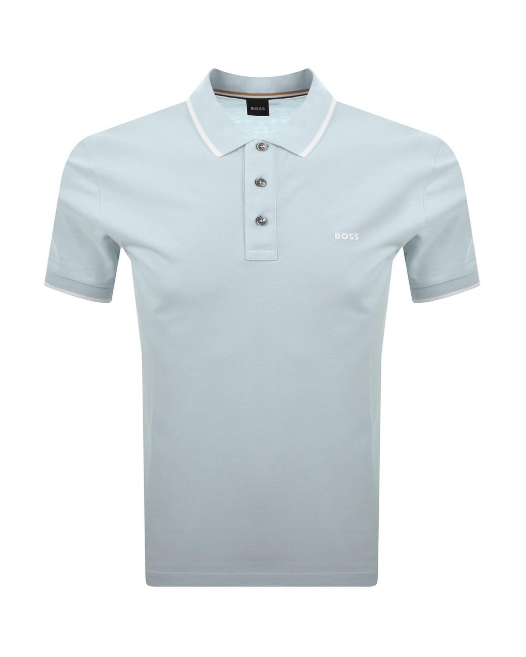 BOSS BUSINESS Blue Boss Parlay 190 Polo T Shirt for men