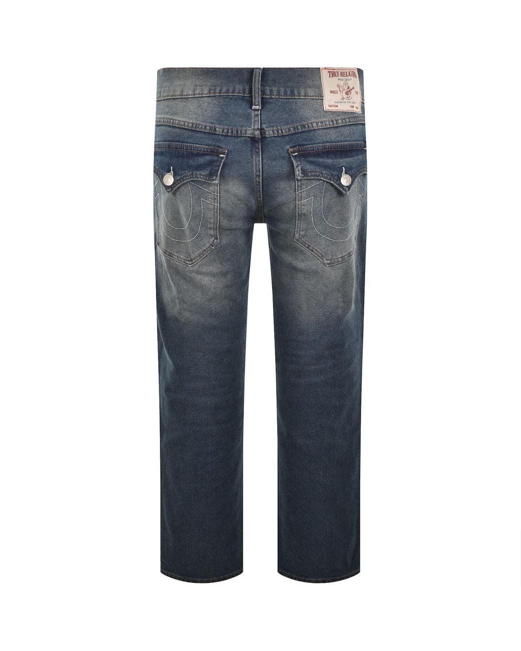 True Religion Blue Geno Sn Flap Jeans for men