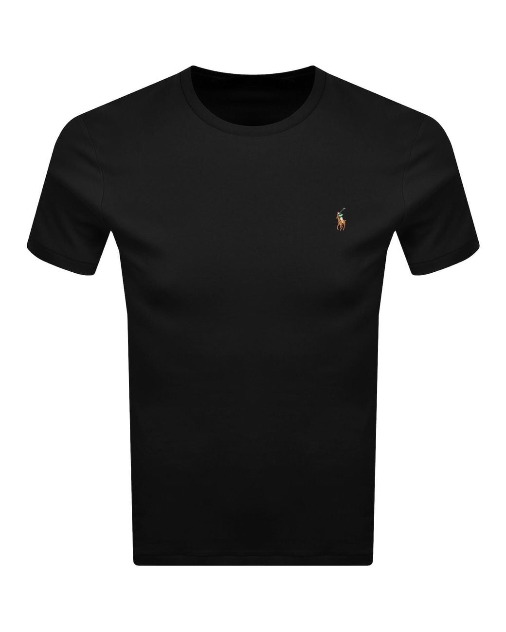 Ralph Lauren Black Crew Neck T Shirt for men