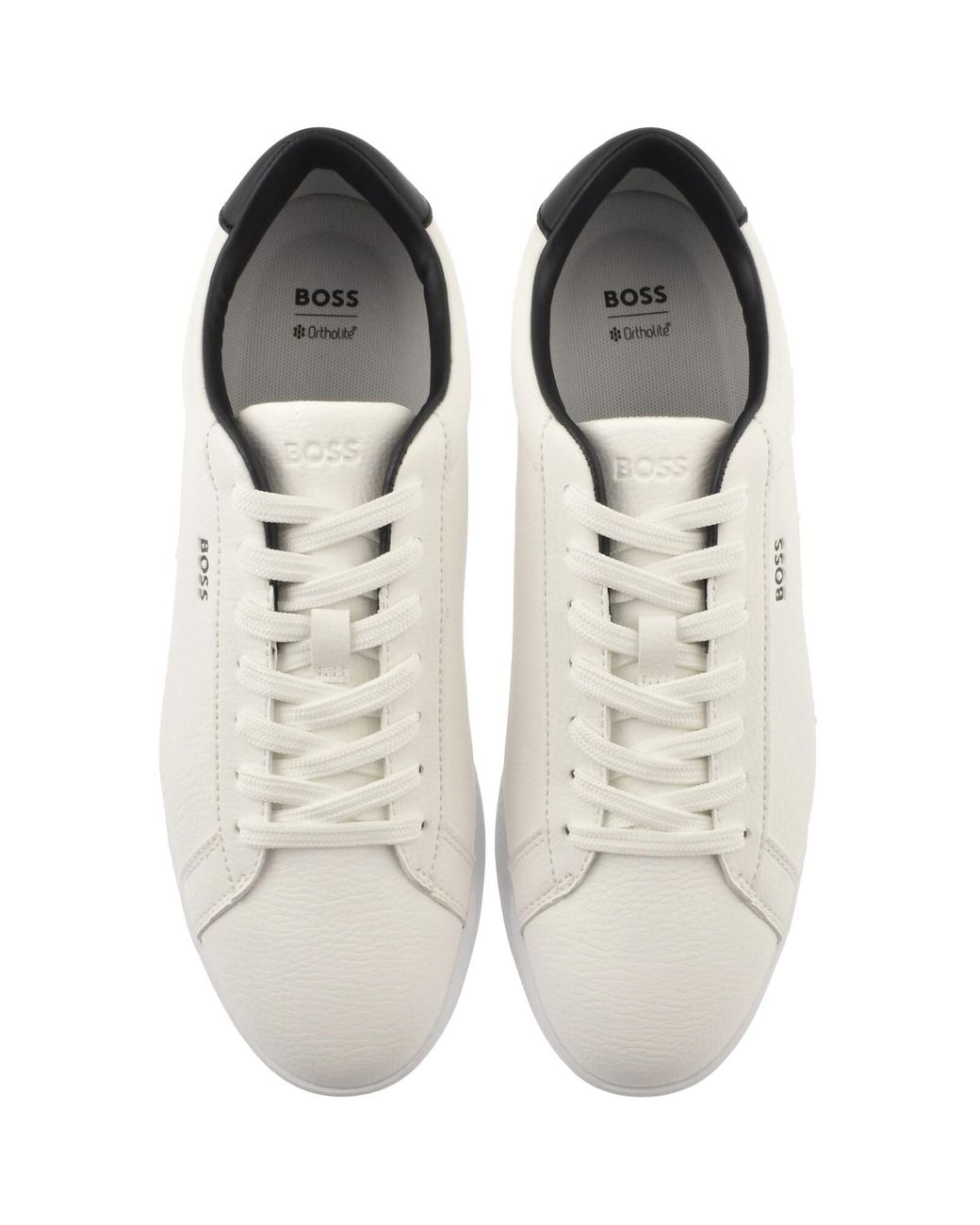 BOSS BUSINESS White Boss Nitan Trainers for men