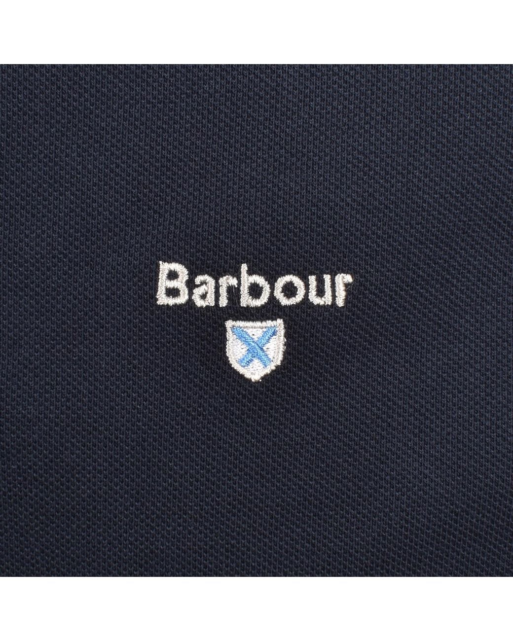Barbour Blue Fielding Polo T Shirt for men
