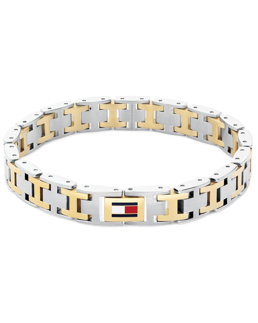 Tommy Hilfiger Metallic Two Tone Bracelet for men