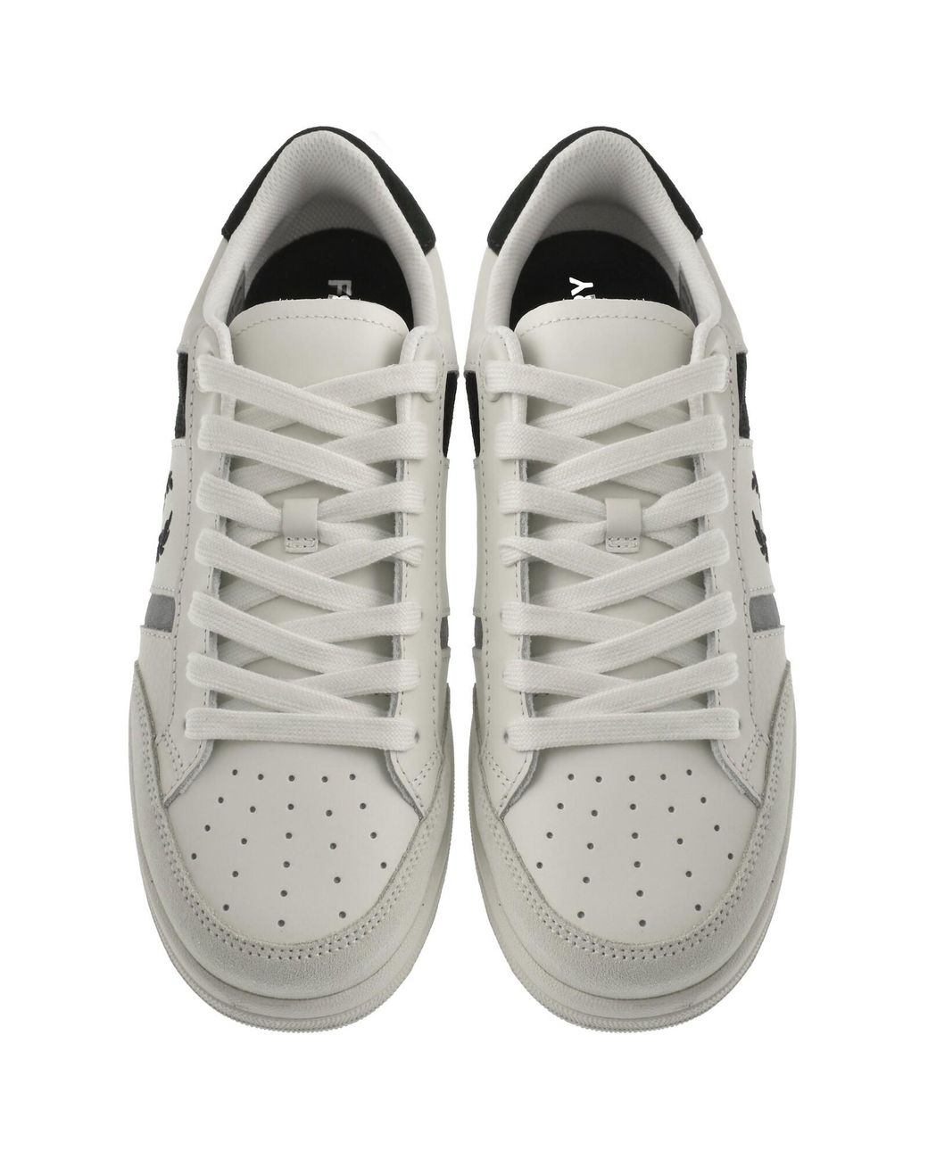 Fred Perry Natural B725 Leather Trainers for men