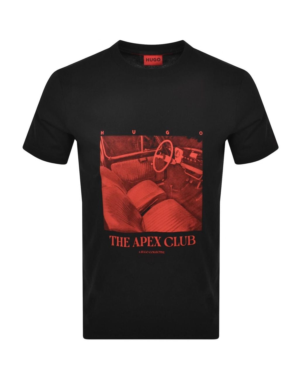 HUGO Black Dikems T Shirt for men