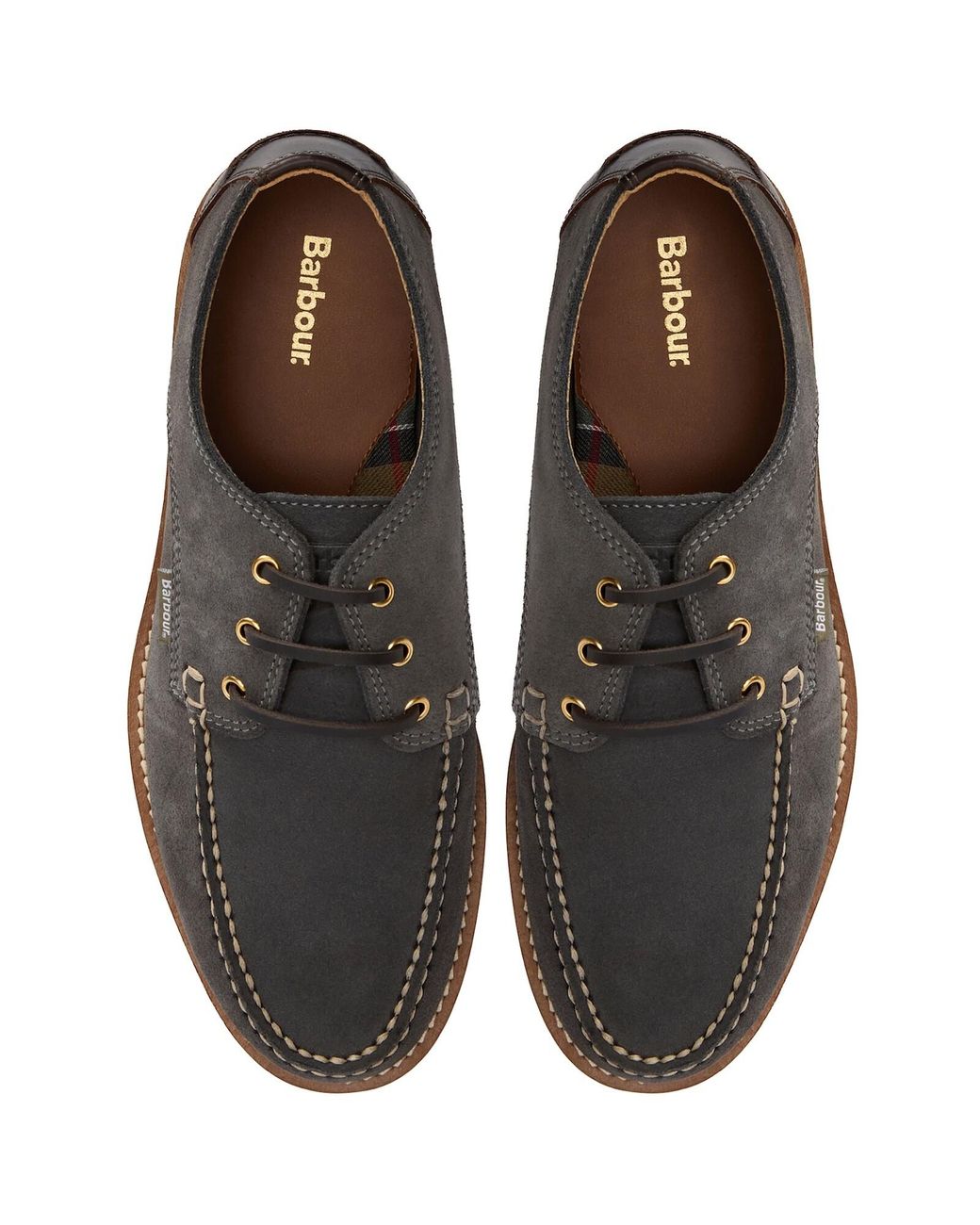 Barbour Brown Aydon Shoes for men