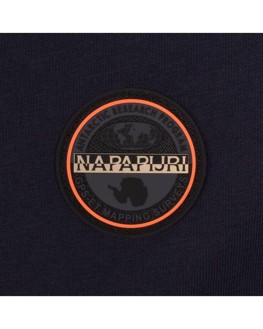 Napapijri Blue E Badge Polo T Shirt for men