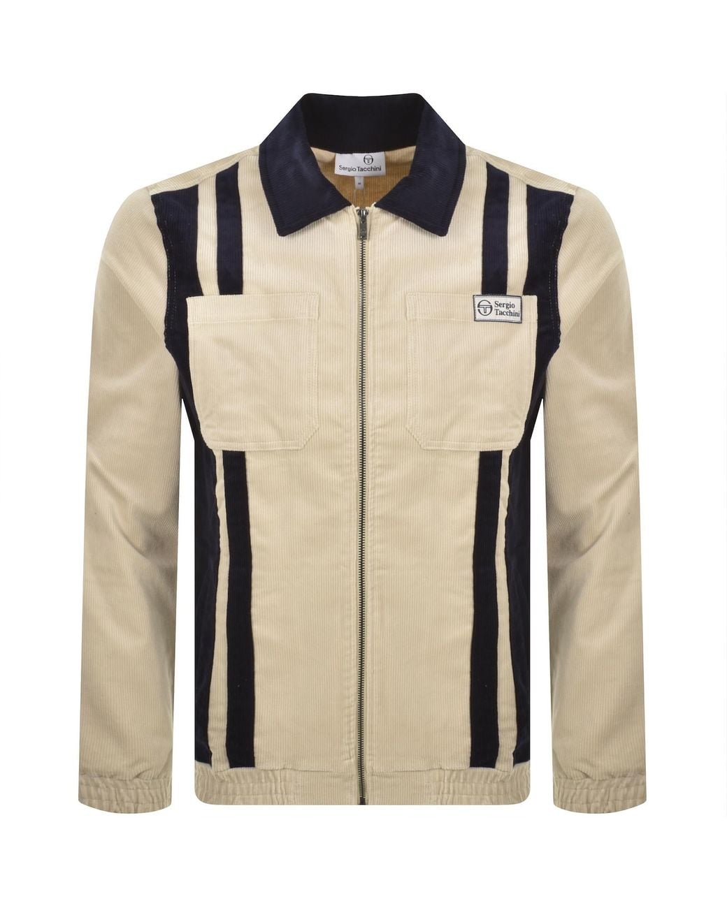 Sergio Tacchini Natural Corduroy Track Jacket for men