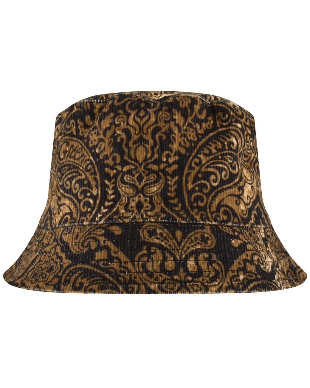 Pretty Green Black Rave On Reversible Bucket Hat for men