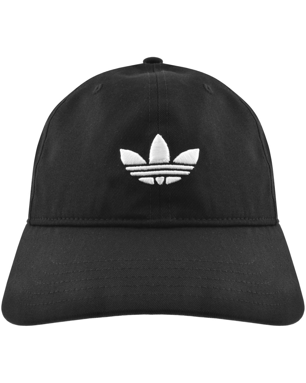 Adidas Originals Black Trefoil Baseball Cap for men