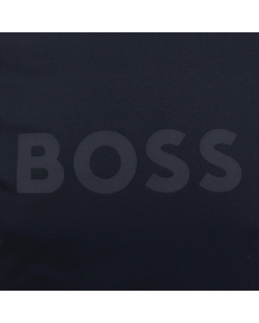 Boss Blue Boss Regular Fit Logo T Shirt Dark for men