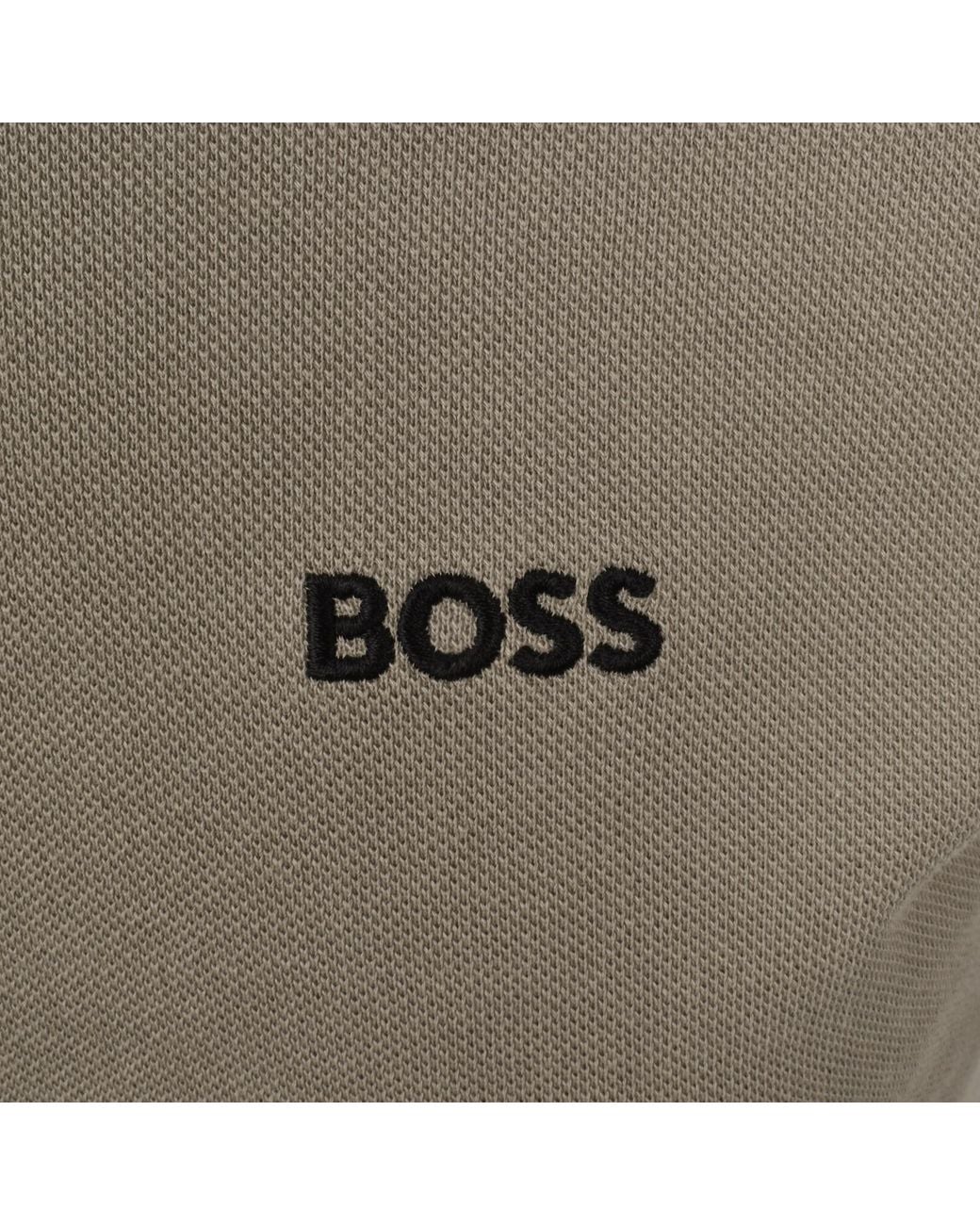 Boss Gray Boss Paddy Polo T Shirt for men