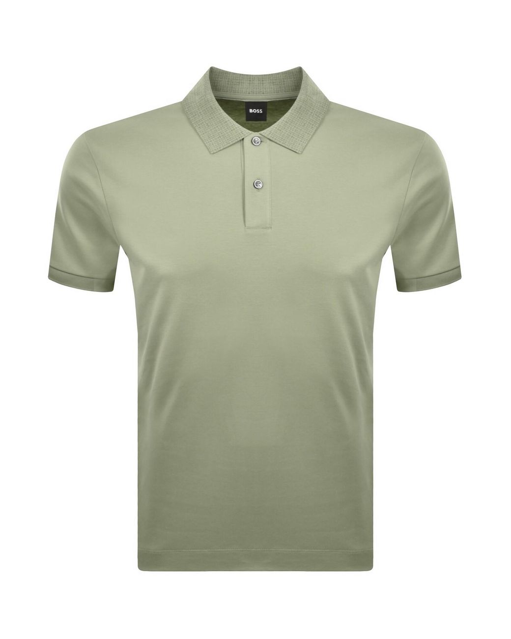 BOSS BUSINESS Green Boss H Parlay 49 Polo for men