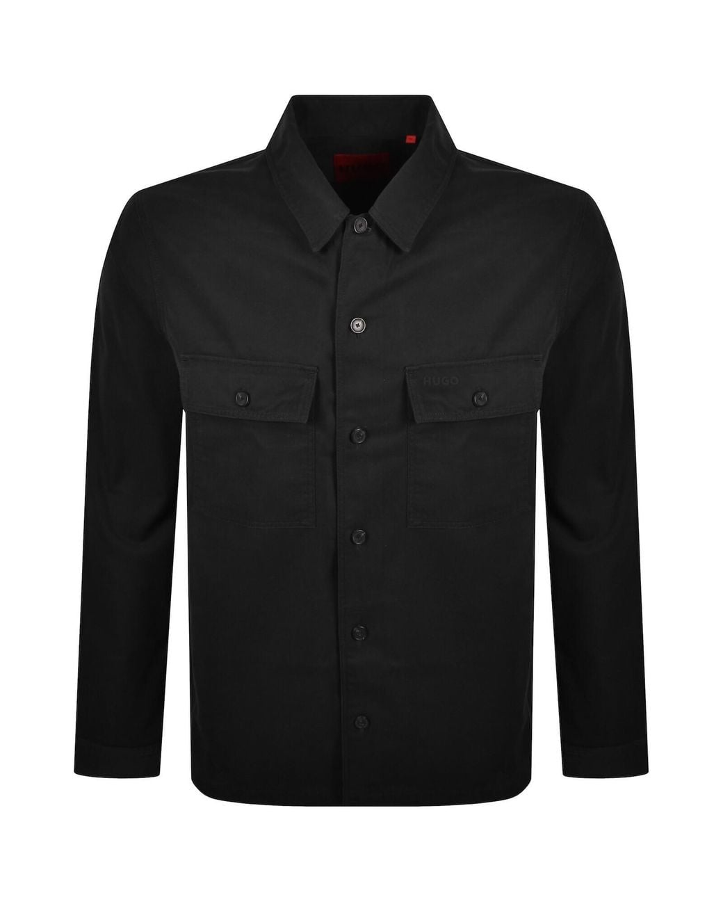 HUGO Black Epoldo Overshirt Jacket for men