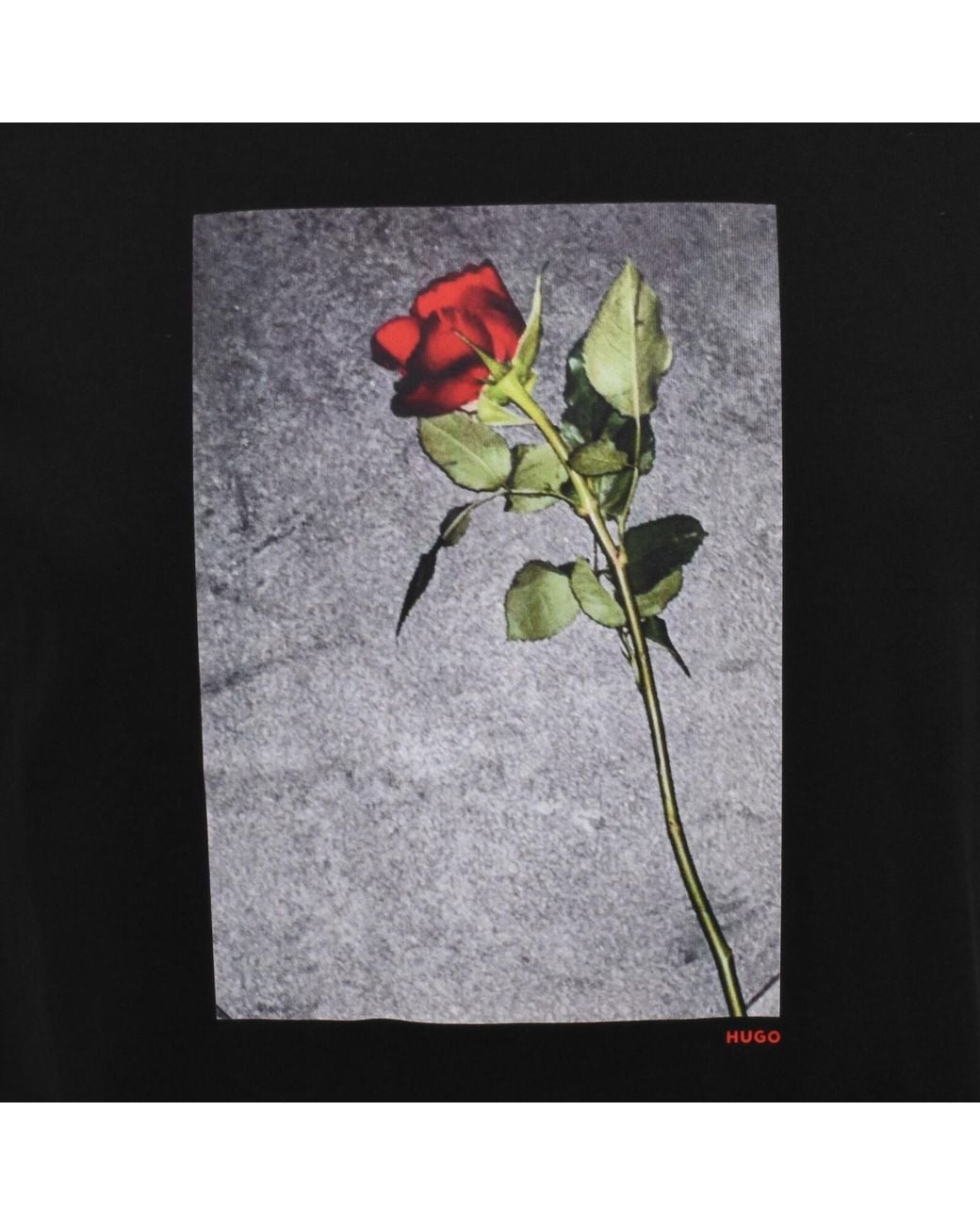 HUGO Black Durose T Shirt for men
