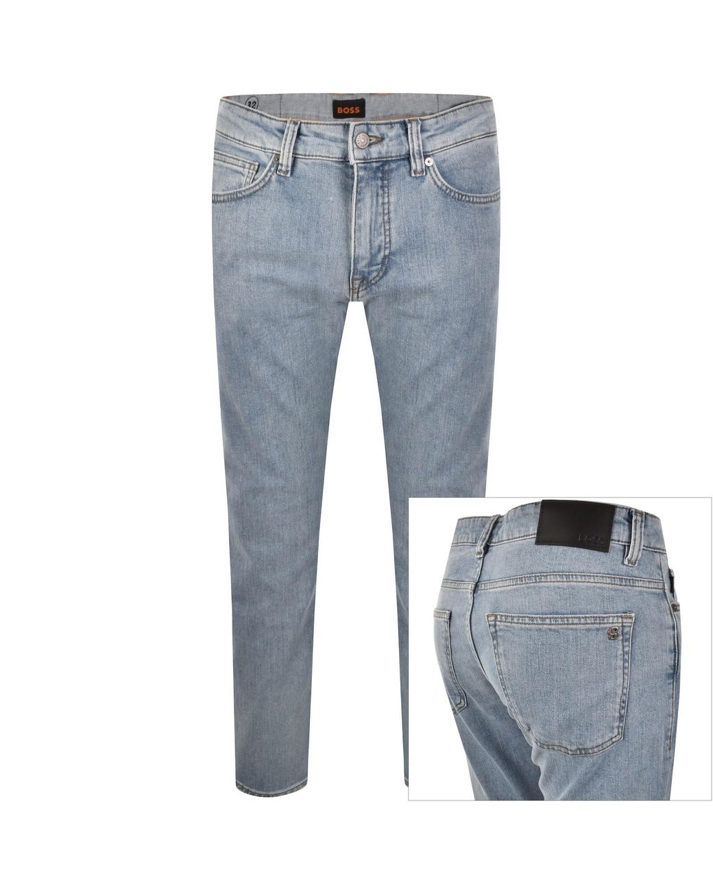 Boss Blue Boss Delaware Slim Fit Jeans Mid for men