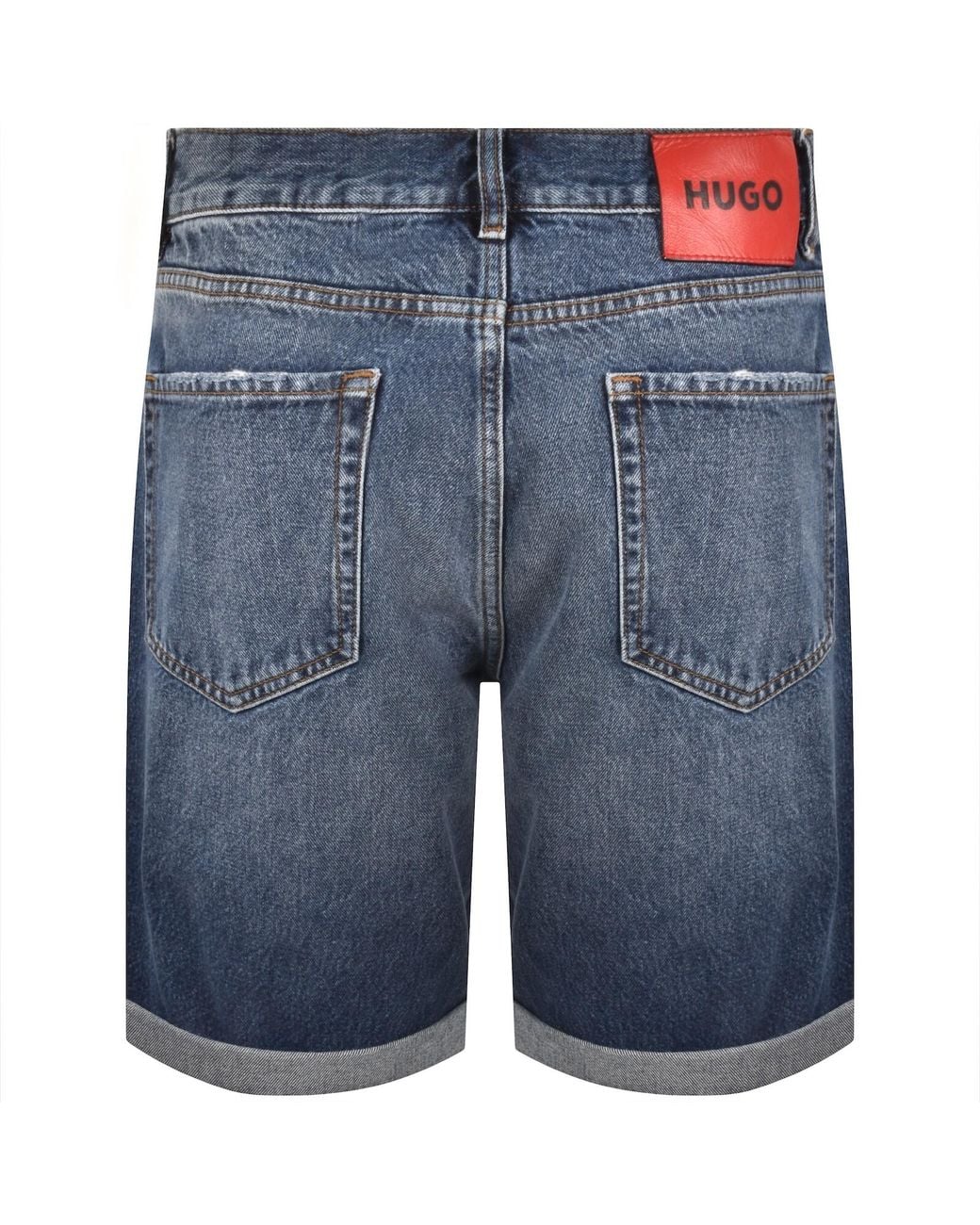 HUGO Blue 838 Denim Shorts for men