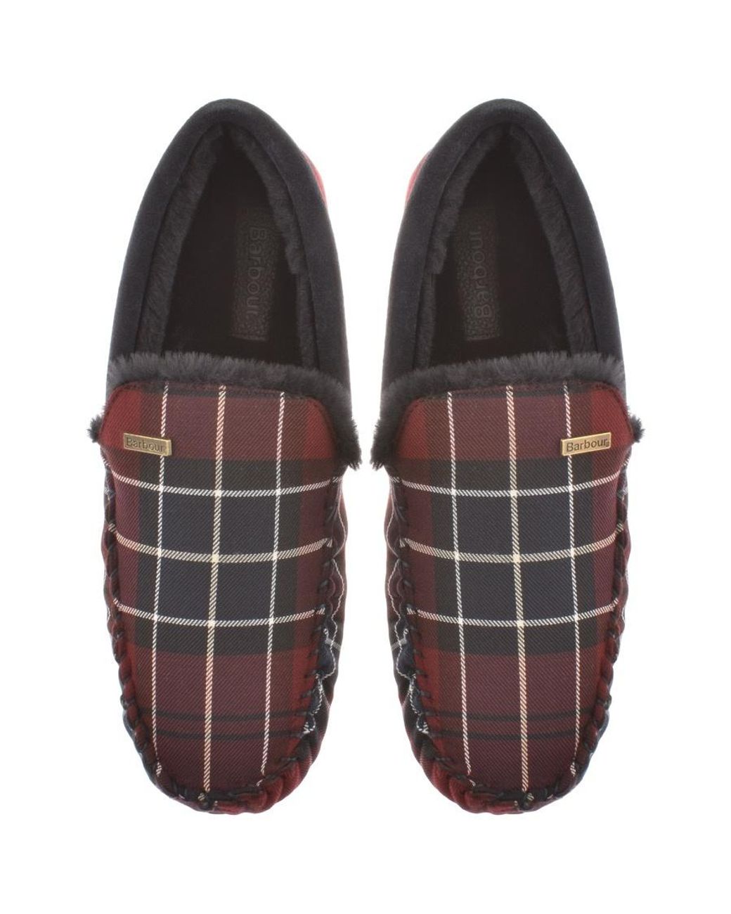 Barbour monty tartan slippers sale