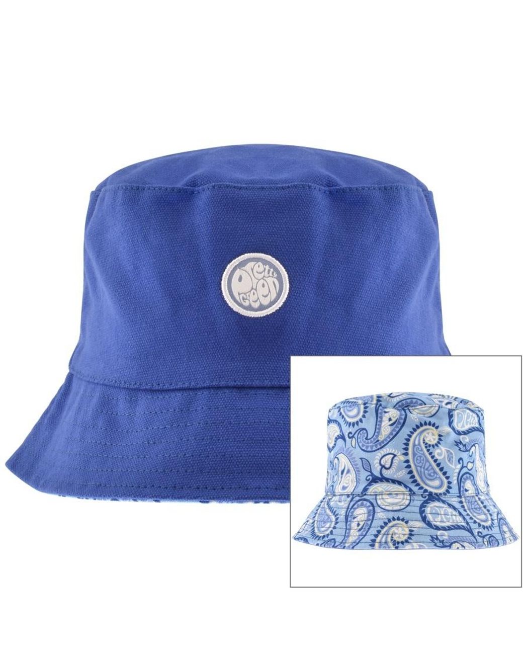 Cotton Paisley Reversible Bucket Hat 