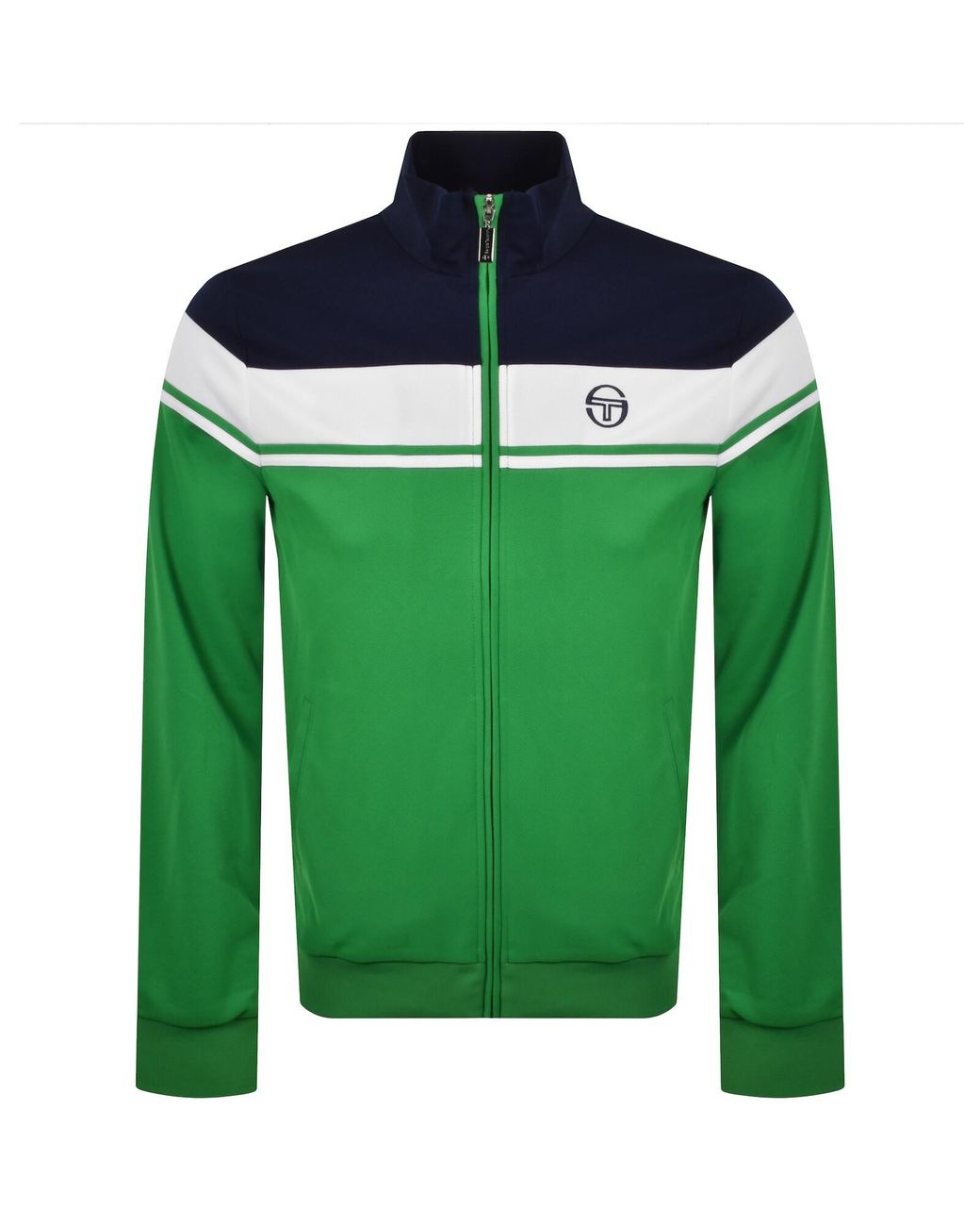Sergio Tacchini Green Damarindo Track Top for men