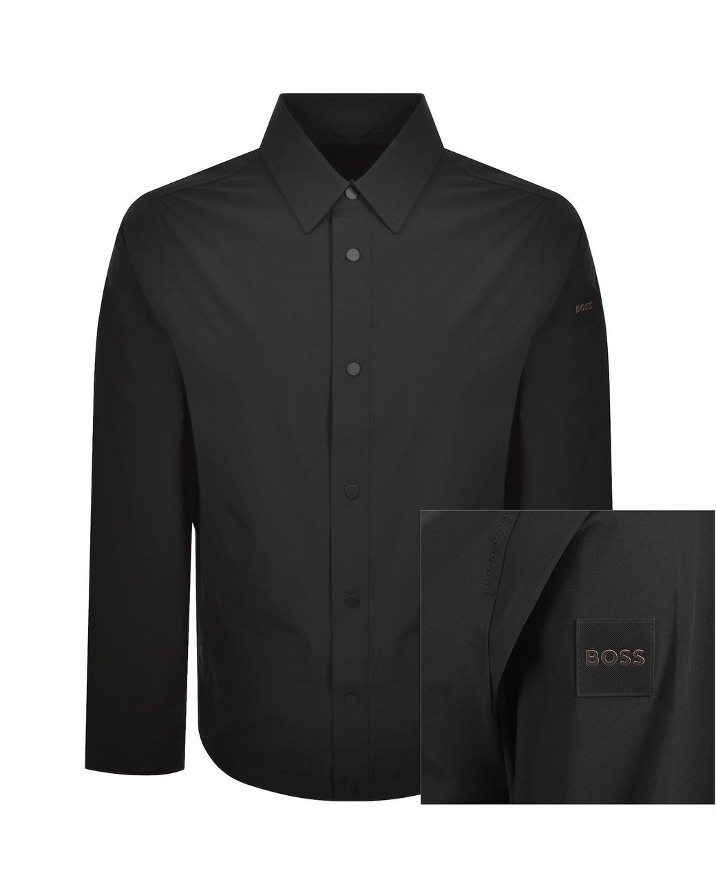 Boss Black Boss Leldon Long Sleeved Overshirt for men