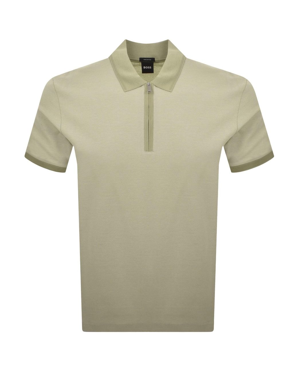 BOSS BUSINESS Green Boss H Pei 88 Polo for men
