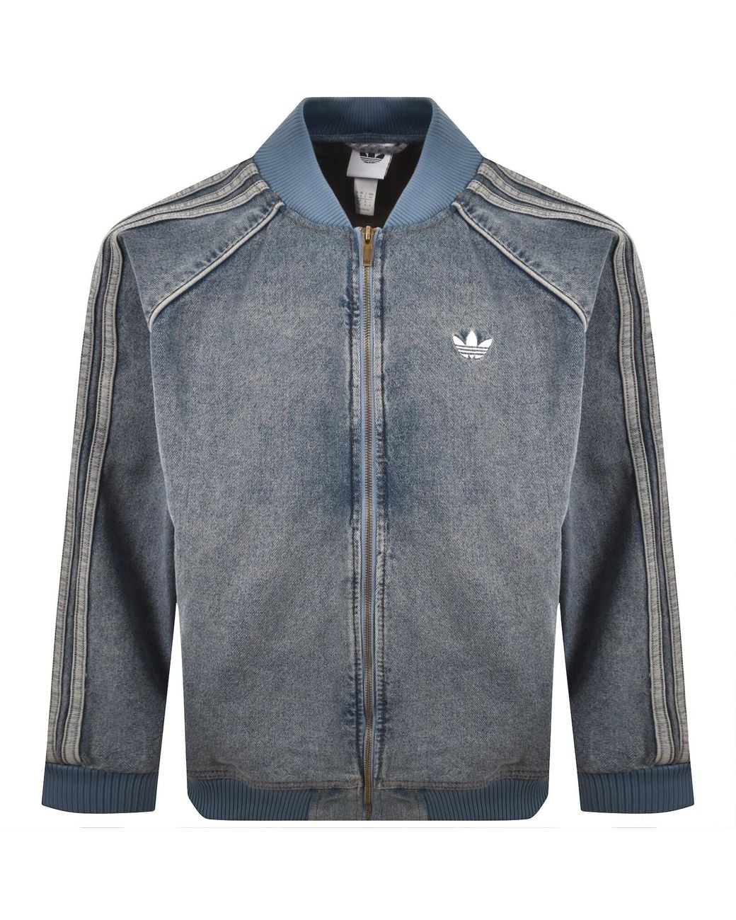 Adidas Originals Blue Superstar Track Top for men