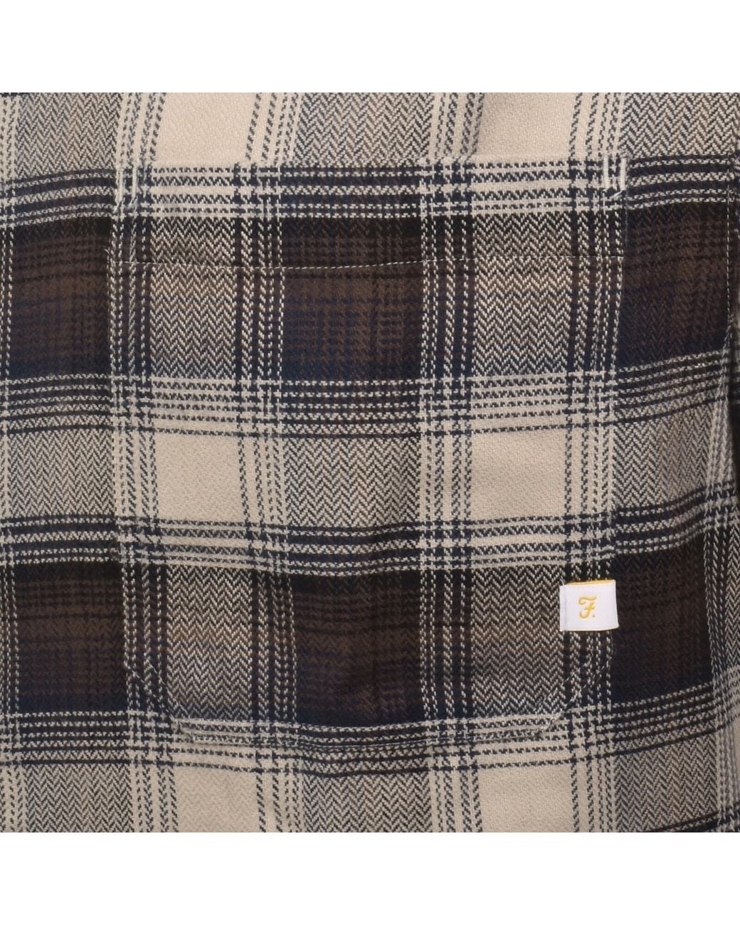 Farah Gray Farah Lavelle Check Shirt for men