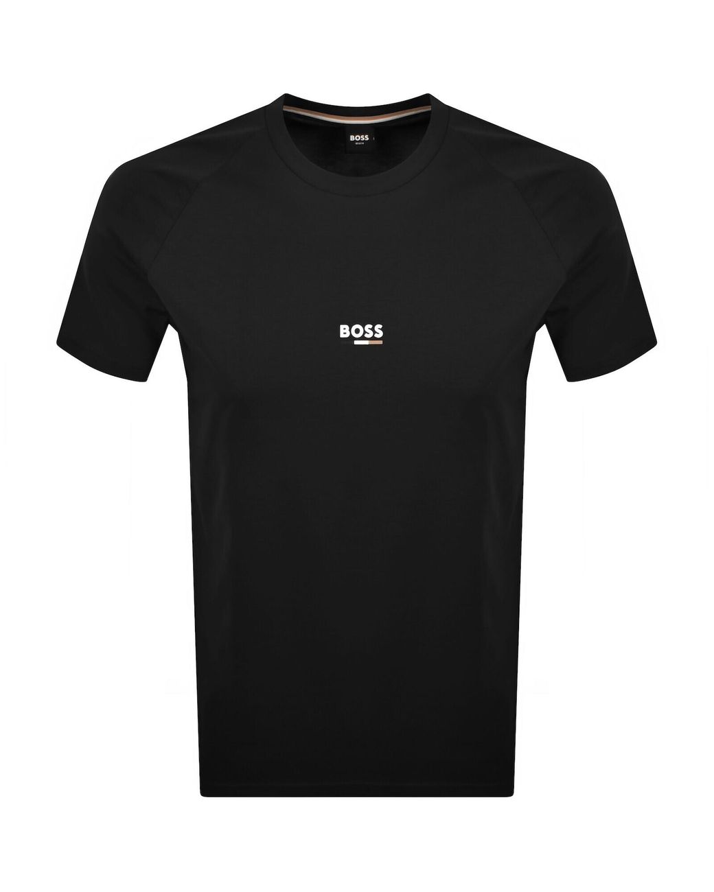 BOSS BUSINESS Black Boss Slim Fit T Shirt for men