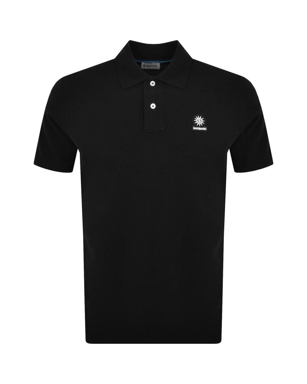 Sandbanks Black Badge Logo Polo T Shirt for men