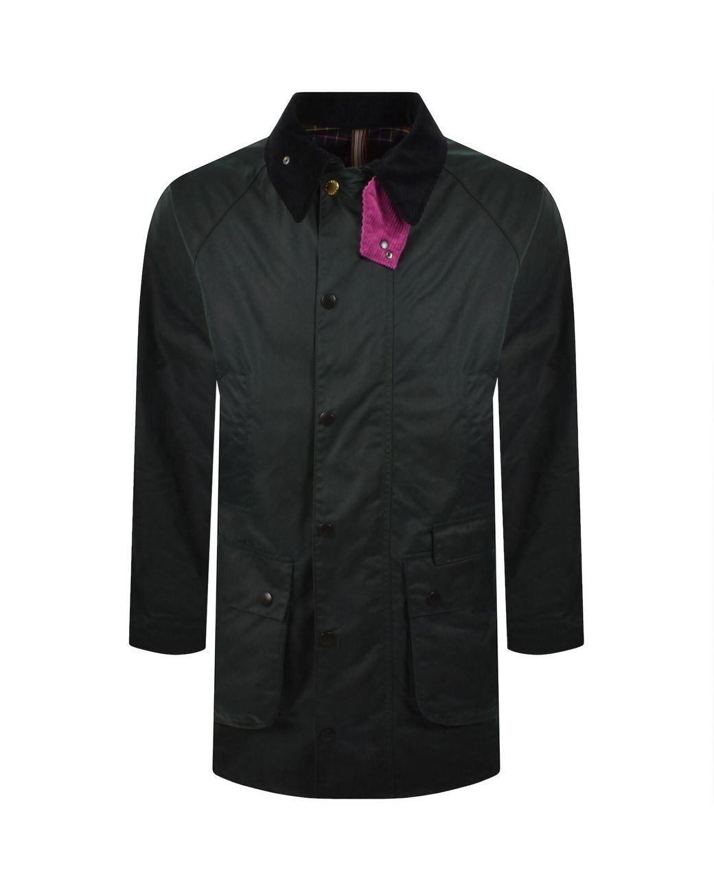 Barbour Black X Paul Smith Wax Gamefair Jacket for men