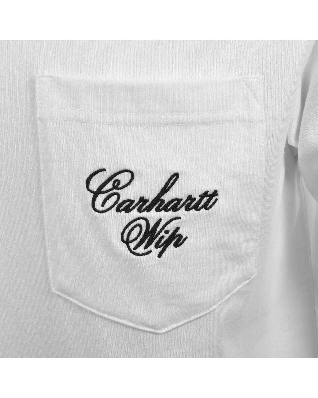 Carhartt White Longhand Pocket T Shirt for men