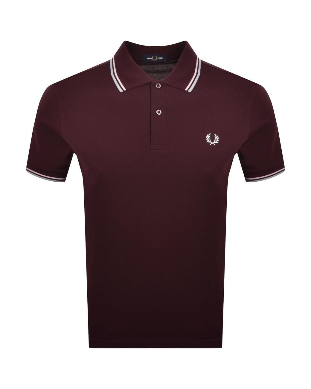 Fred Perry Purple Twin Tipped Polo T Shirt for men