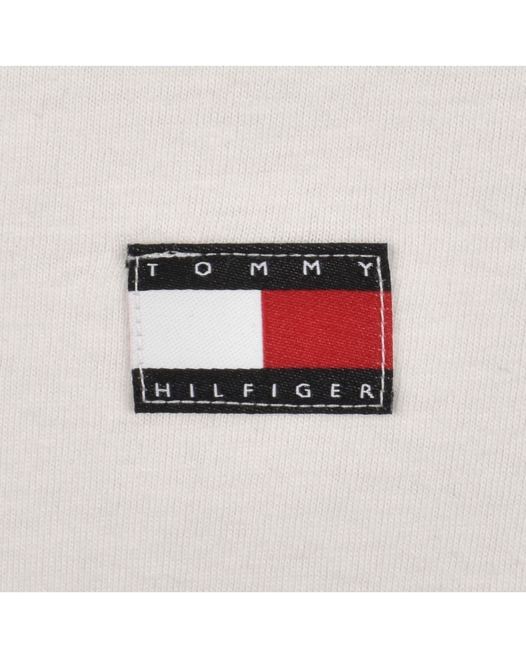 Tommy Hilfiger White Long Sleeve T Shirt Ecru for men