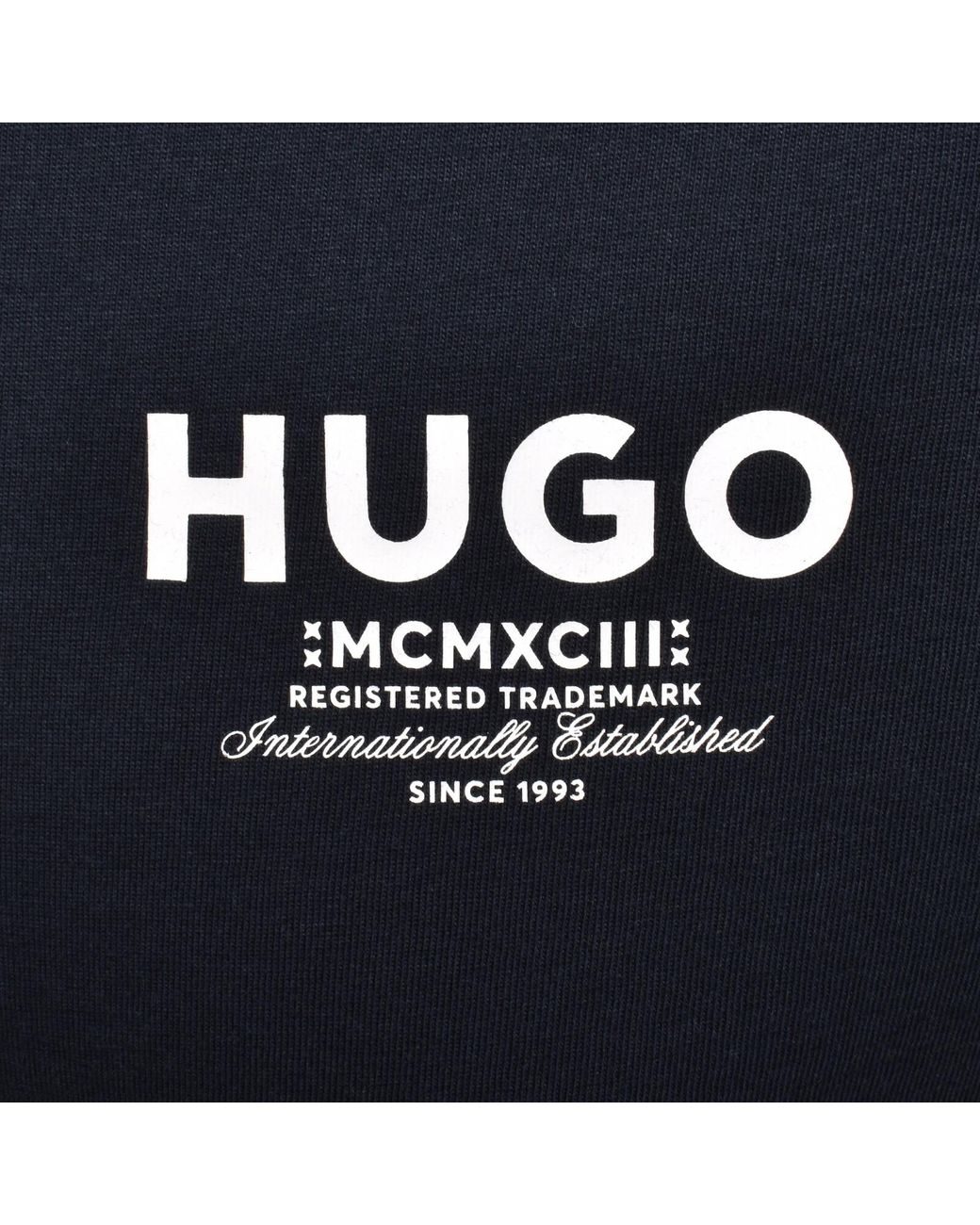 HUGO Blue Nesptee T Shirt Dark for men