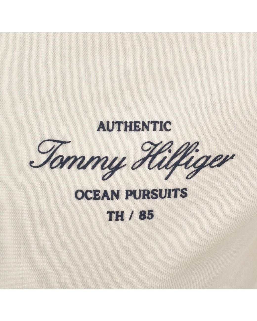 Tommy Hilfiger Natural Logo Polo T Shirt for men