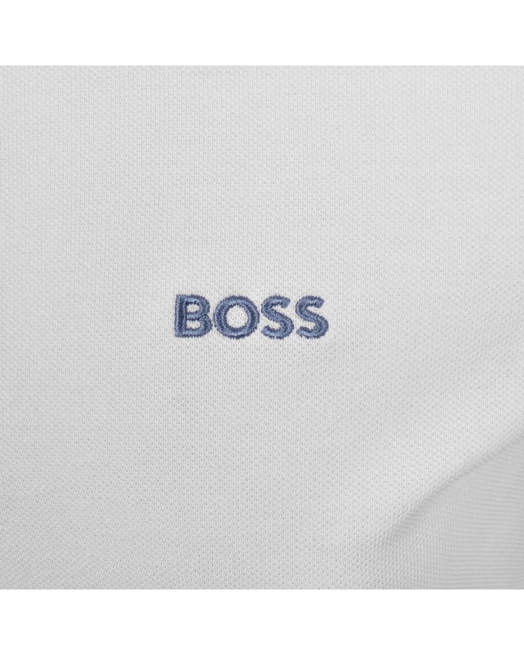 Boss White Boss Paddy Polo T Shirt Open for men
