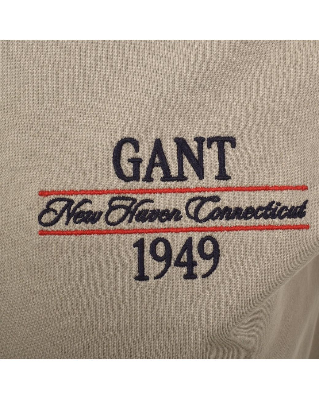 Gant Gray Original Graphic T Shirt for men