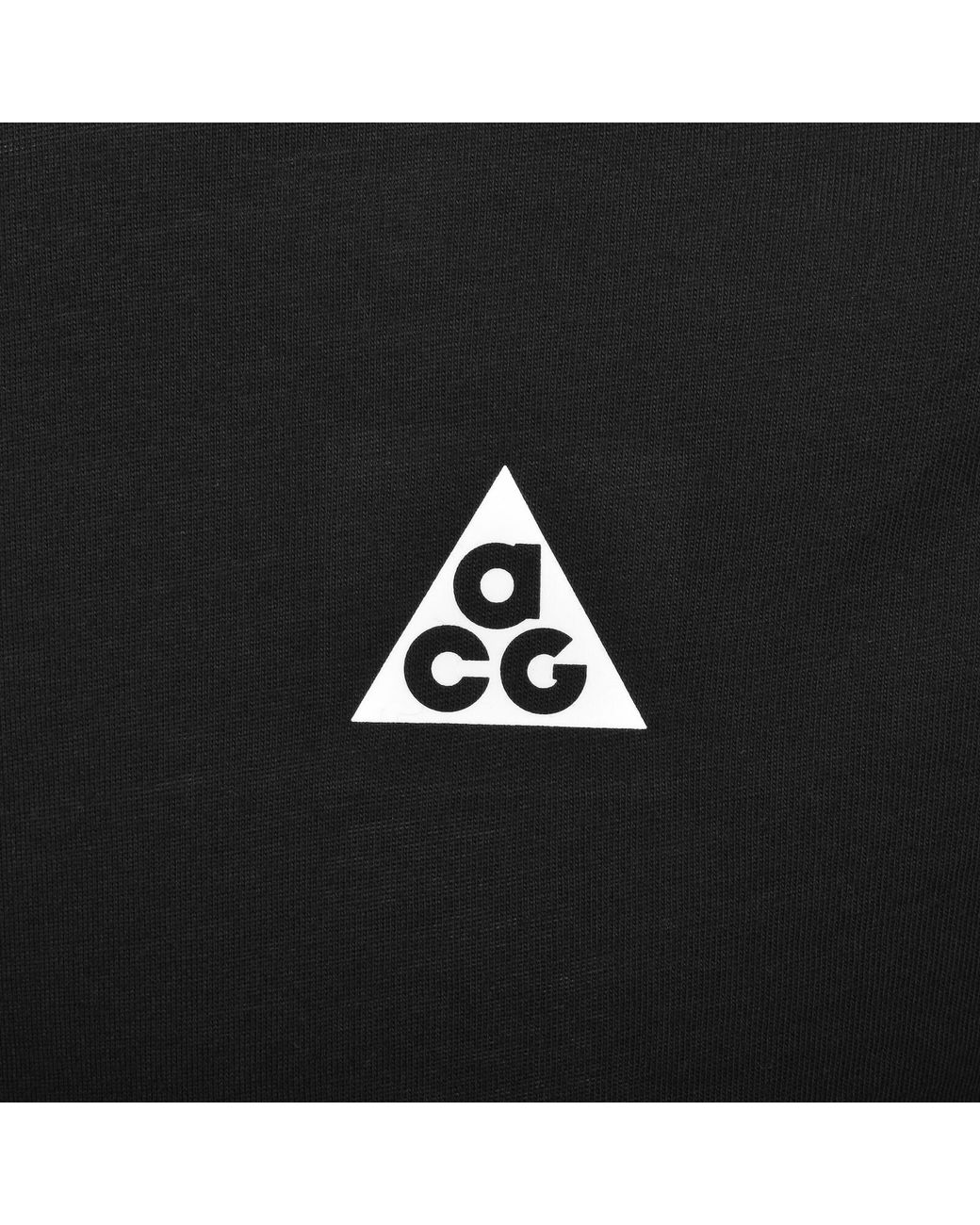 Nike Black Acg Solar Chase Dri Fit Running T Shirt for men