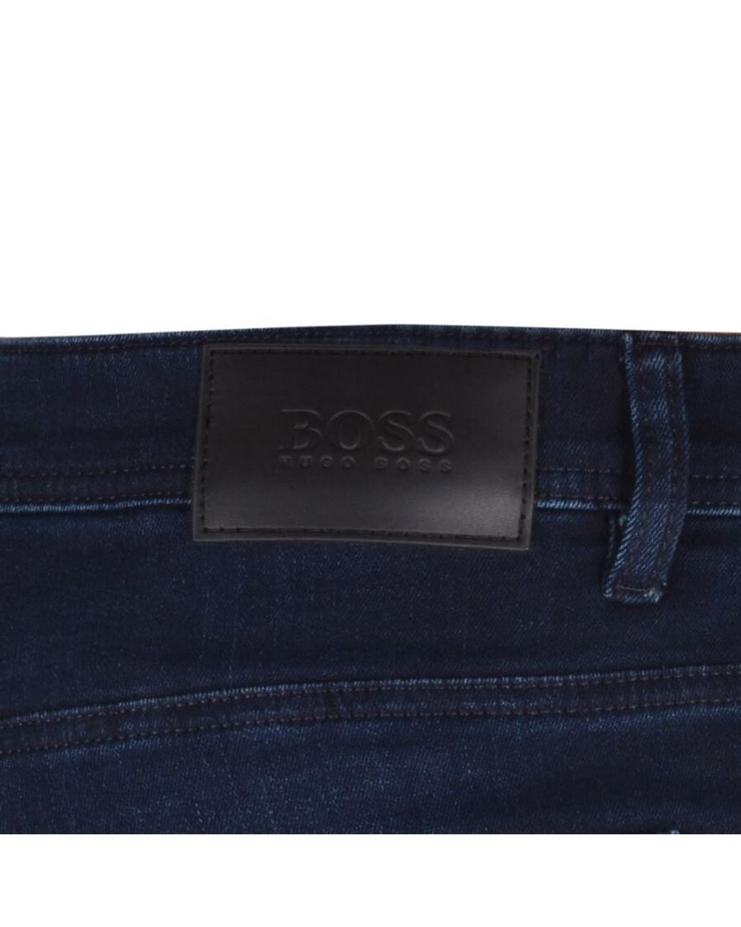 BOSS by HUGO BOSS Denim Boss Delaware Slim Fit Jeans in Navy (Blue) for Men  - Lyst