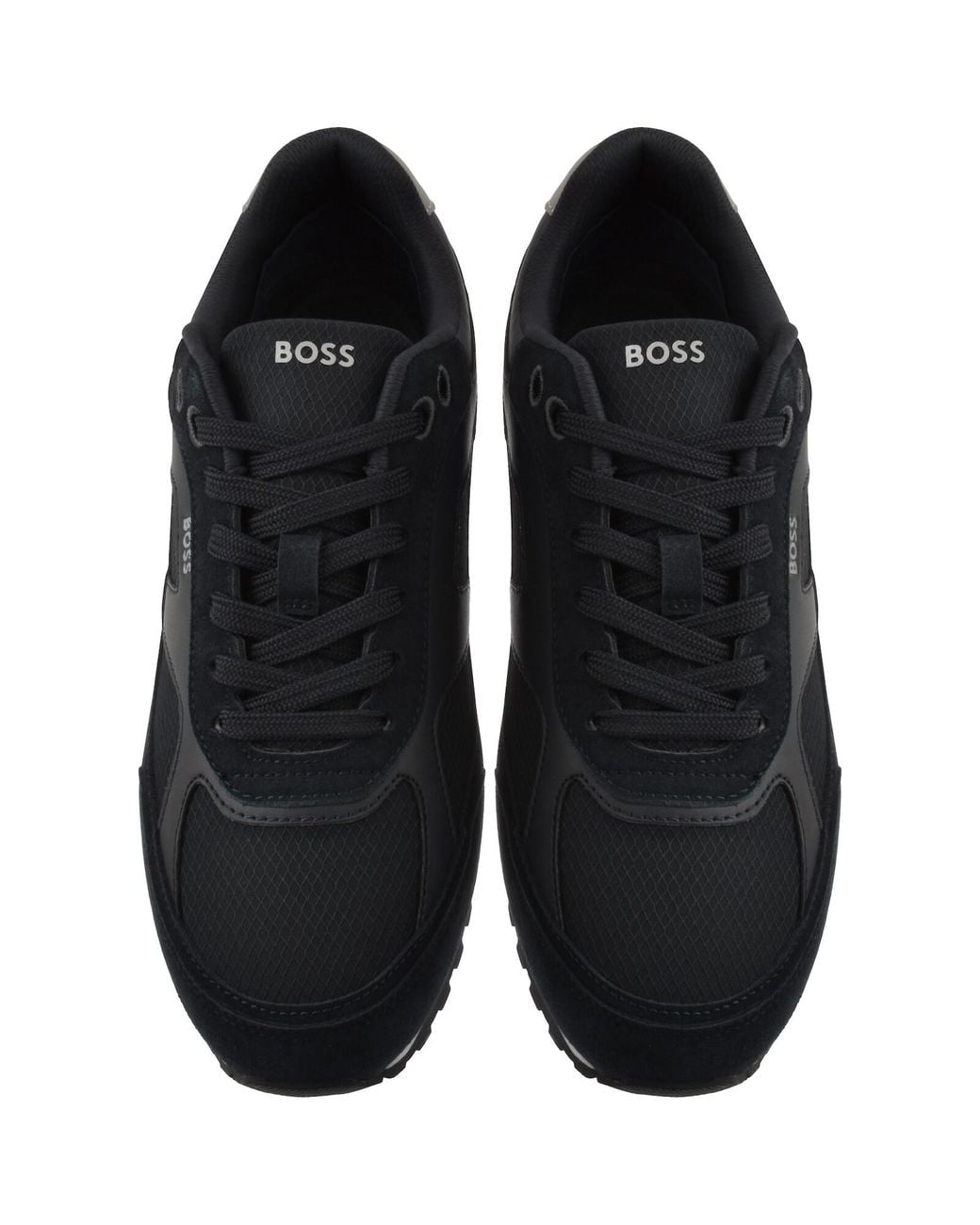 BOSS BUSINESS Black Boss Parkour L Runner Trainers Dark for men