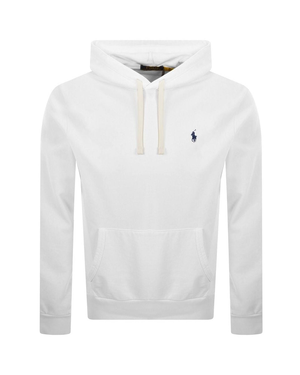 Ralph Lauren White Pullover Hoodie for men