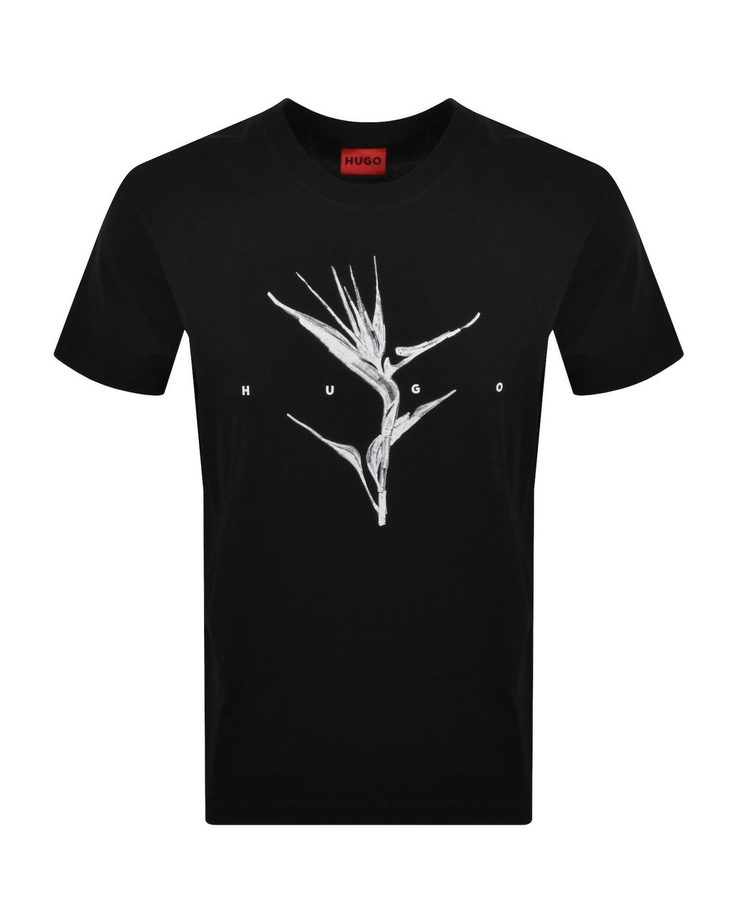 HUGO Black Darise T Shirt for men