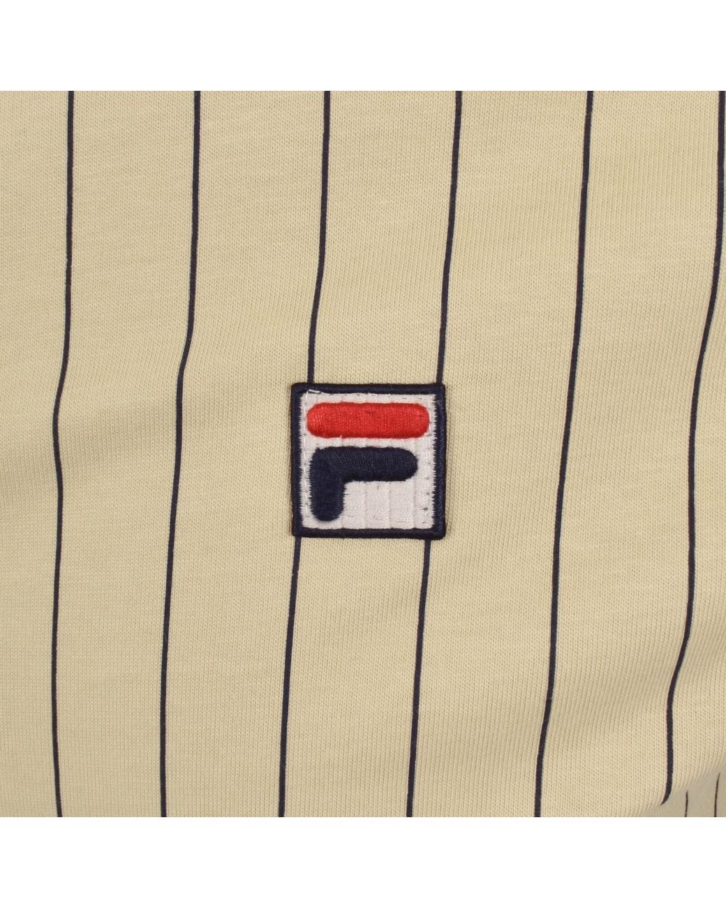 Fila Natural Fila Bb1 Pinstripe Polo T Shirt Classic for men