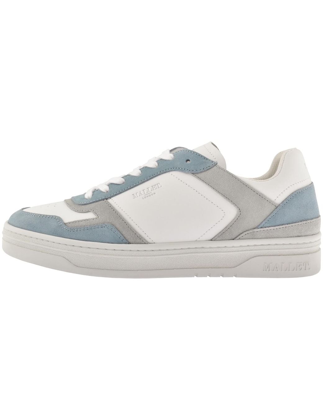 Mallet White Barnsley Trainers for men