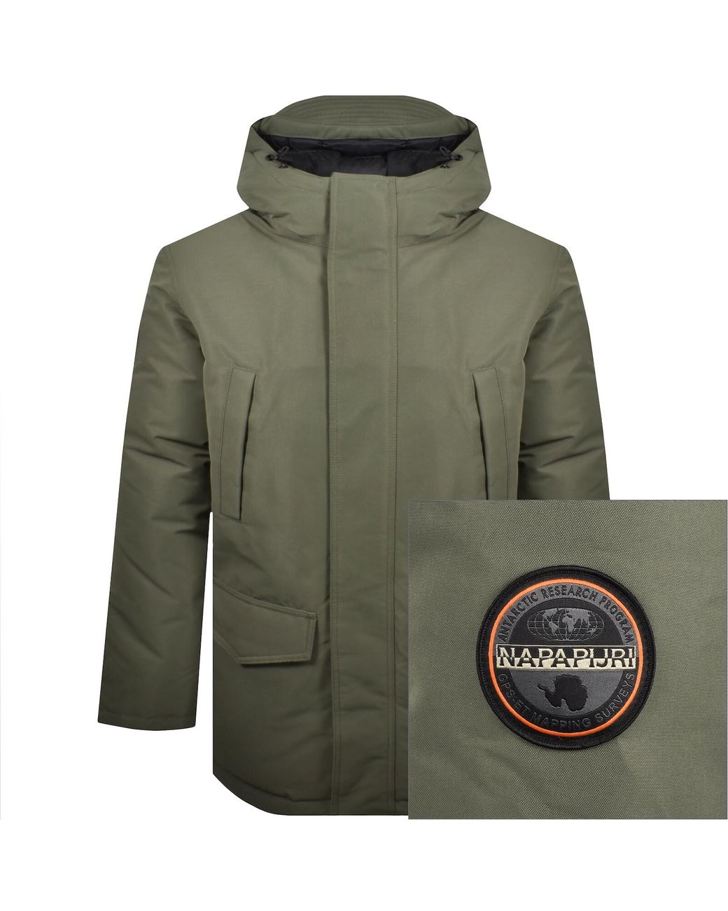Napapijri Green Cornier Puffer Jacket for men
