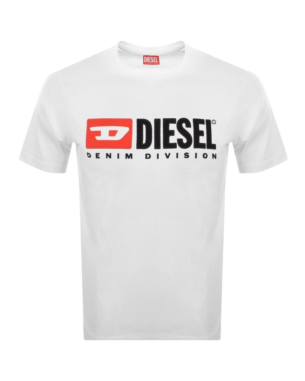DIESEL White T Boxt Div T Shirt for men