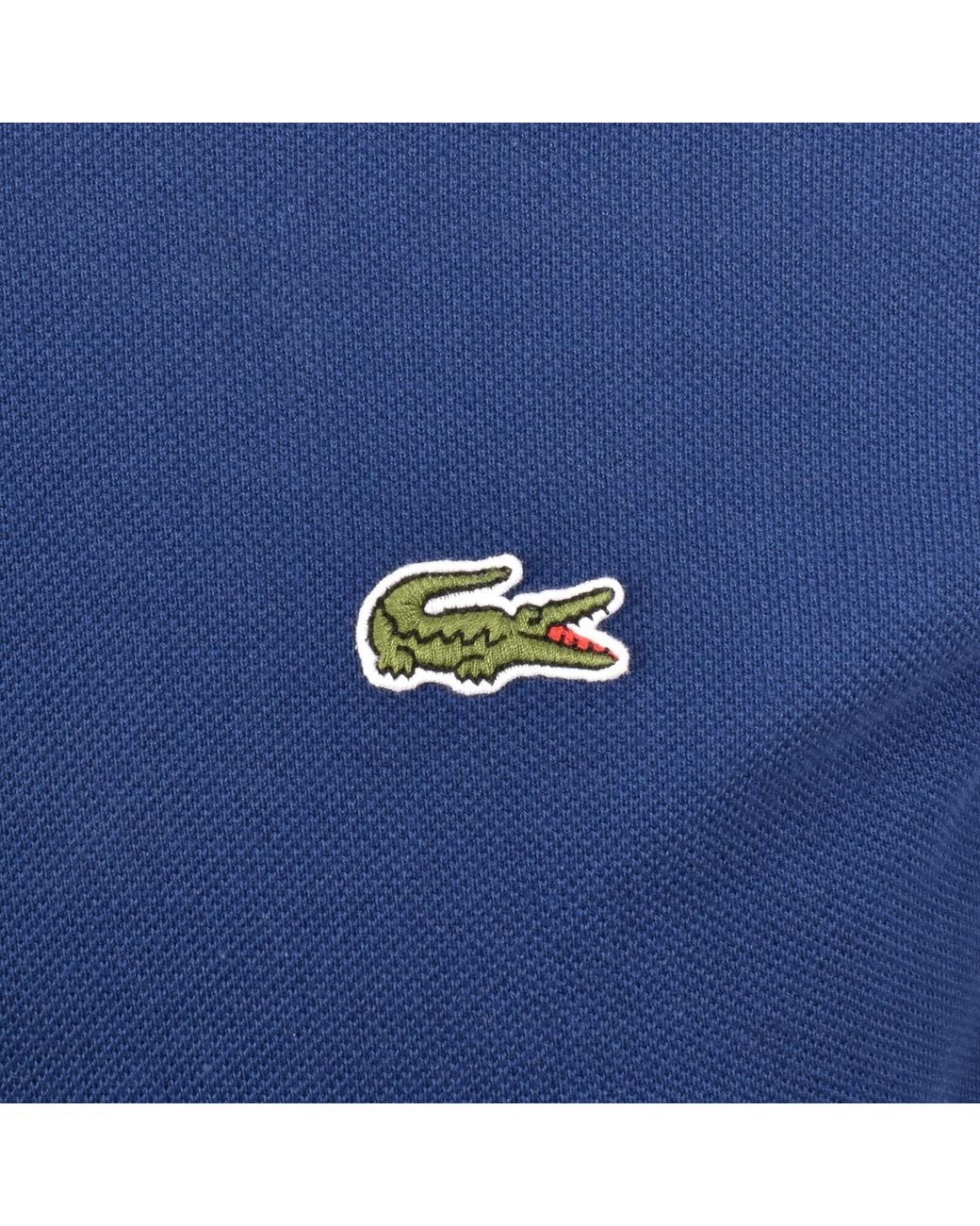 Lacoste Blue Long Sleeved Polo T Shirt for men
