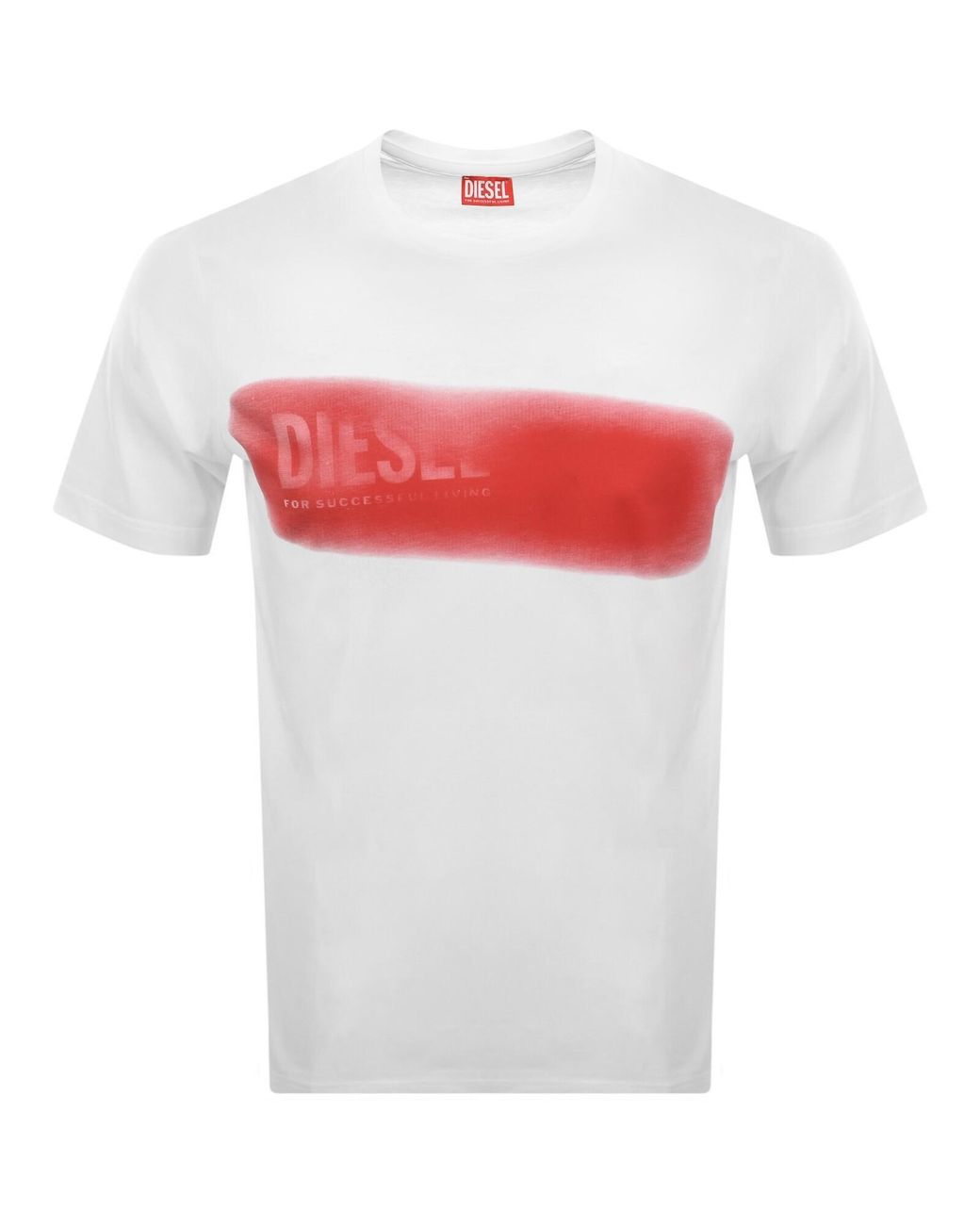 DIESEL White T Adjust Aa5 T Shirt for men