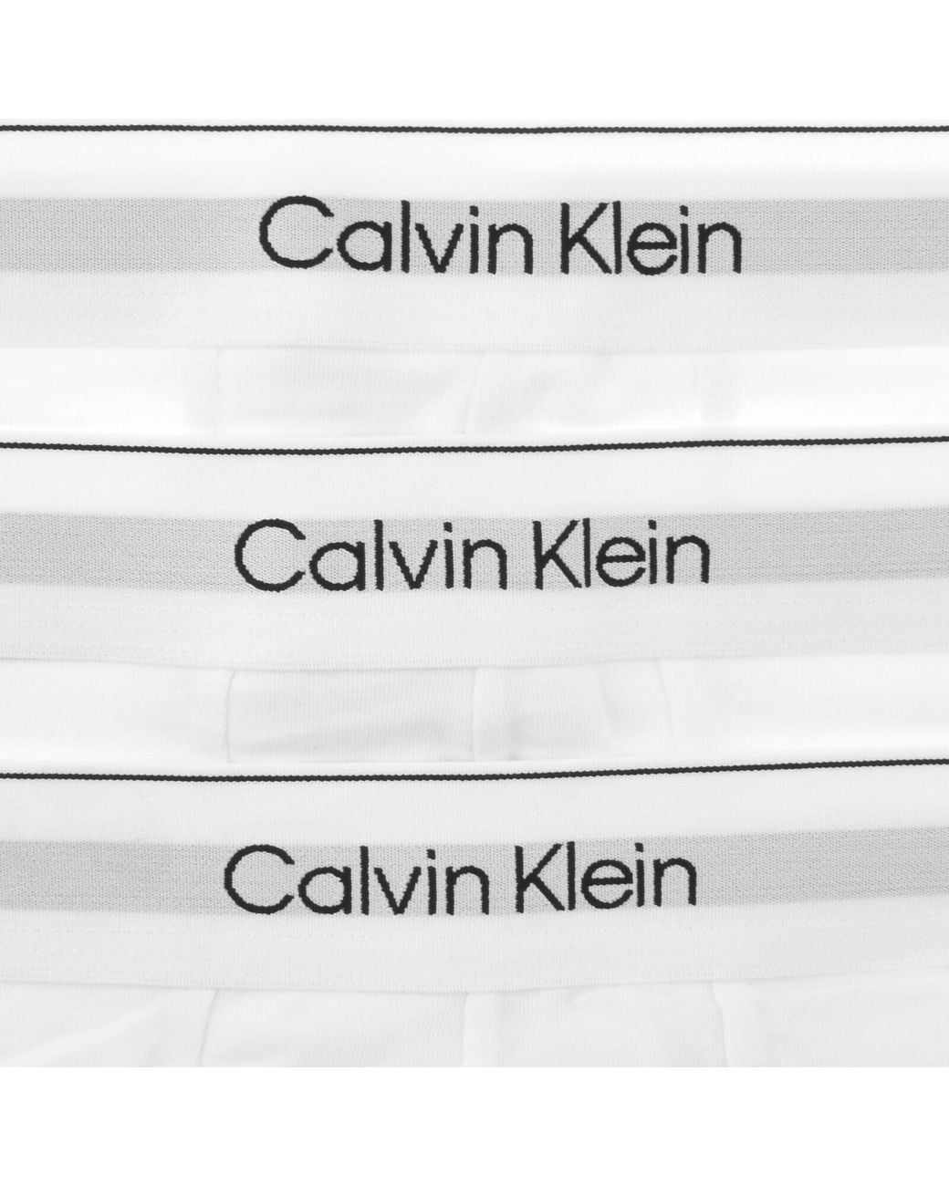 Calvin Klein White Underwear 3 Pack Briefs for men