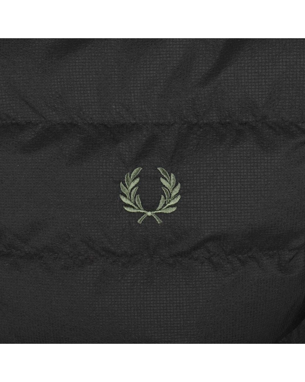 Fred Perry Black Insulated Jacket for men